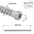 Miniatyrbillede 3 af 9: Dørrammeskruer, cylindrisk hoved, WHOW-75082
