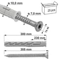 Miniatyrbillede 4 af 9: Rammeudvidelsesbolte S KPS-FAST-10300S