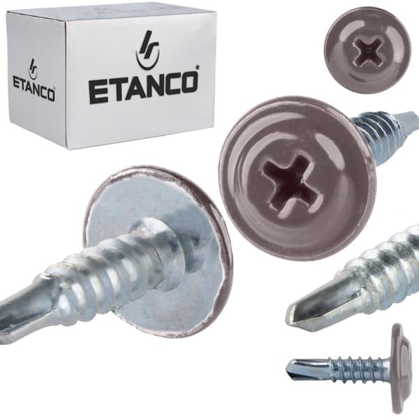 GM-B monteringsstik 4,2x16mm RAL 9007