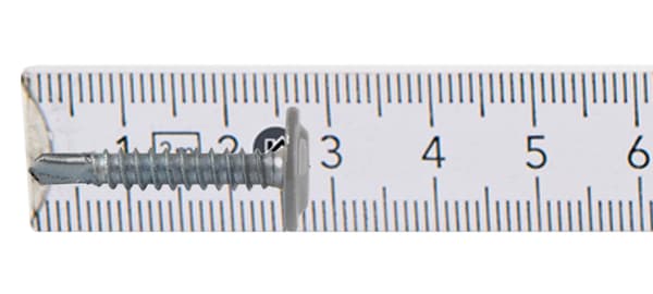 GM-B monteringsstik 4,2x25mm RAL 9007