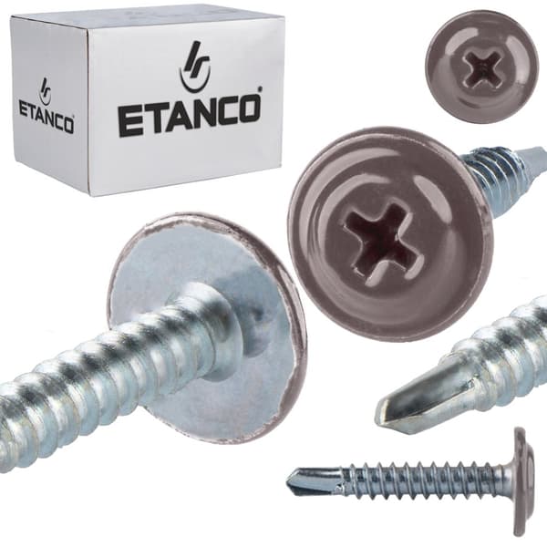GM-B monteringsstik 4,2x25mm RAL 9007
