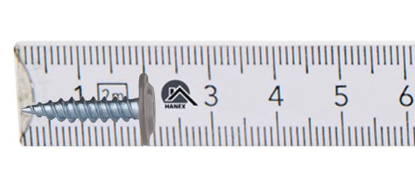 GM-S monteringsstik 4,2x19mm RAL 9007