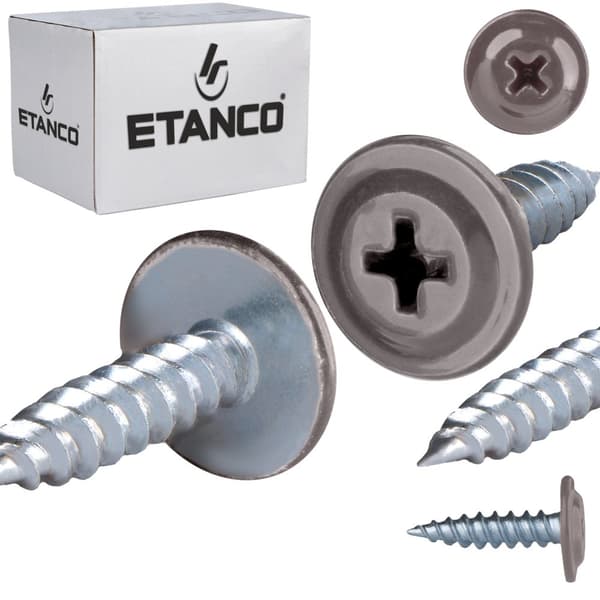 GM-S monteringsstik 4,2x16mm RAL 9007
