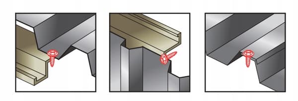 Selvborende skruer GT3 Z14 4,8x19mm RAL 8004