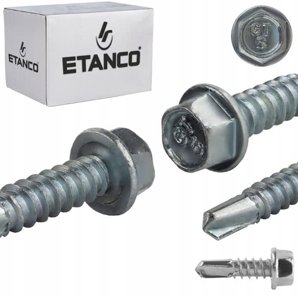 Selvborende skruer GT5 5,5x19mm (uden underlag) Galvaniseret