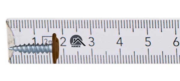 GM-S monteringskontakter 4,2x16mm RAL 8003