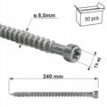 Miniatyrbillede 3 af 11: Konst. skruer fuld gevind cylindrisk hoved WKFC-08240