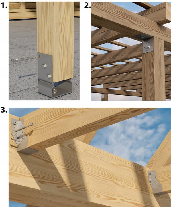 Sekskantede hovedforbindelsesskruer WKCH-08160