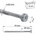 Miniatyrbillede 3 af 9: Sekskantede forbindelsesskruer WKCH-08070