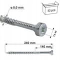 Miniatyrbillede 3 af 9: Sekskantede hovedforbindelsesskruer WKCH-08240