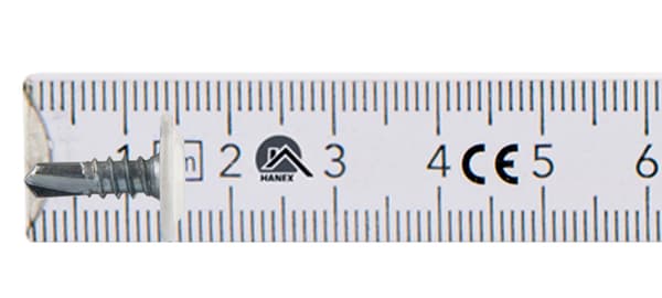 GM-B monteringsstik 4,2x13mm RAL 9010
