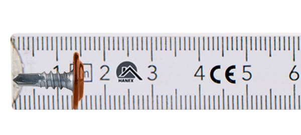 GM-B monteringsstik 4,2x16mm RAL 8004