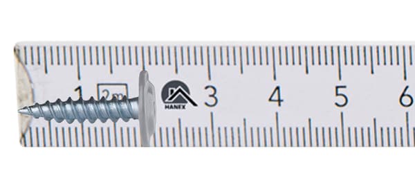 GM-S monteringsstik 4,2x19mm RAL 9006