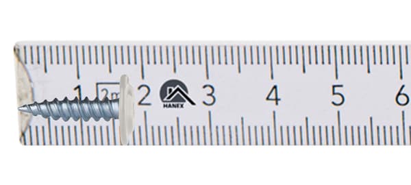 GM-S monteringsstik 4,2x16mm RAL 9010