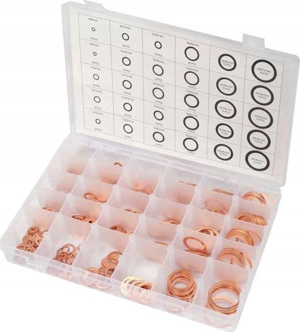 Boulon - mutter - skiva Yato - YT-068711 - KOPPARSKIVOR 580 st.