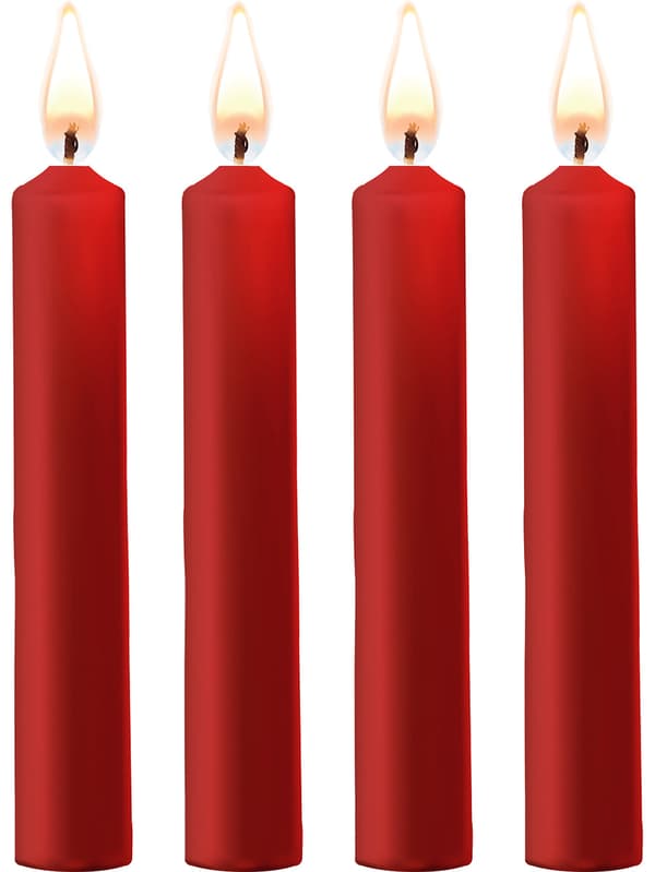 Ouch!: Teasing Wax Candles, 4-pack