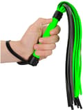 Miniatyrbild 4 av 6: Ouch! Glow in the Dark: Bonded Leather Flogger