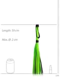 Miniatyrbild 5 av 6: Ouch! Glow in the Dark: Bonded Leather Flogger
