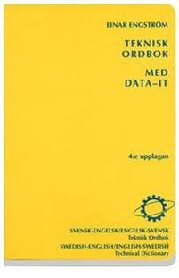 Teknisk ordbok med data-IT : Svensk-engelsk/Engelsk-svensk