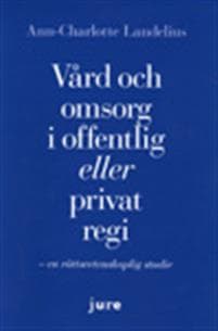Vård och omsorg i offentlig eller privat regi - En rättsvetenskaplig studie