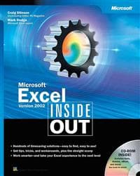 Microsoft Excel Version 2002 Inside Out