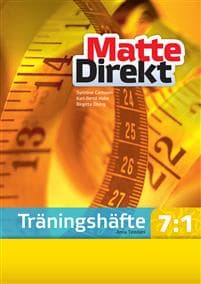 Matte Direkt Träningshäfte 7:1 (5-pack)