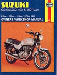 Suzuki GS/GSX250, 400 & 450 Twins (79 - 85) Haynes Repair Manual