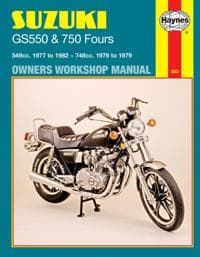 Suzuki GS550 (77 - 82) & GS750 Fours (76 - 79)