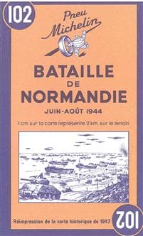 Battle of Normandy - Michelin Historical Map 102