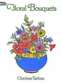 Floral Bouquets Colouring Book