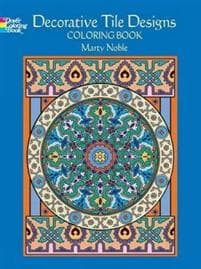 Decorative Tile Designs Coloring Book