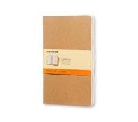 Moleskine Ruled Cahier L - Kraft Cover (3 Set)