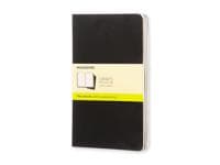 Moleskine Plain Cahier L - Black Cover (3 Set)
