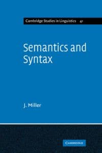 Semantics and Syntax