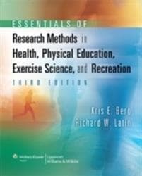 Essentials of Research Methods in Health, Physical Education, Exercise Science, and Recreation