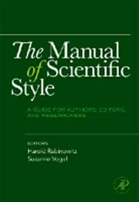 The Manual of Scientific Style