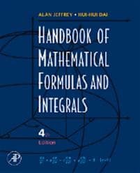 Handbook of Mathematical Formulas and Integrals
