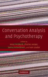 Conversation Analysis and Psychotherapy