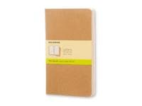 Moleskine Plain Cahier L - Kraft Cover (3 Set)