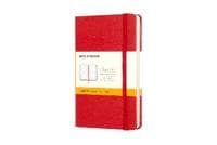 Moleskine Pocket Ruled Hardcover Notebook Scarlet Red