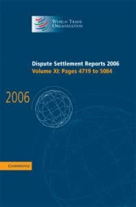 Dispute Settlement Reports 2006: Volume 11, Pages 4719–5084