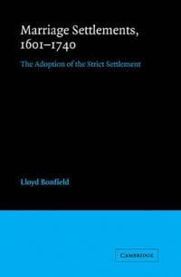 Marriage Settlements, 1601–1740