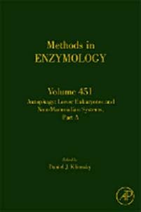 Autophagy: Lower Eukaryotes and Non-Mammalian Systems, Part A