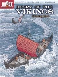 Story of the Vikings Coloring Book