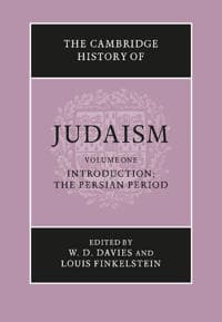 The Cambridge History of Judaism: Volume 1, Introduction: The Persian Period