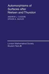 Automorphisms of Surfaces after Nielsen and Thurston
