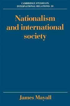 Nationalism and International Society