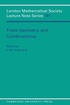 Finite Geometries and Combinatorics