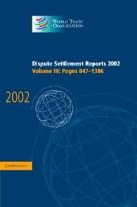 Dispute Settlement Reports 2002: Volume 3, Pages 847-1386