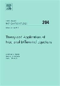 Theory and Applications of Fractional Differential Equations